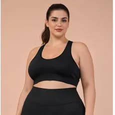 TOP ACADEMIA NADADOR FITNESS PLUS SIZE  COM BOJO IDEAL PARA CAMINHADA PILATES E YOGA TOP453