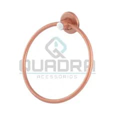 Porta Toalha Argola Para Banheiro ROSE