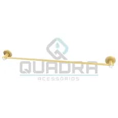 Porta Toalha para Banheiro Reto DOURADO