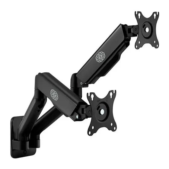 Suporte Articulado de Parede Para Monitor Zinnia Fortress 200, Pistao a Gas,17 Pol. A 32 Pol., Preto