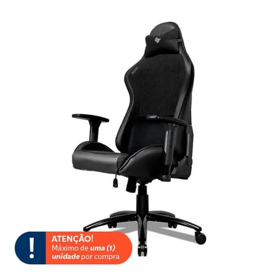 Cadeira Gamer Pichau Donek Pro, Preto e Cinza, PCH-DNKP-BNG