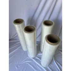 KIT 3 ROLOS FILME STRETCH 500MM X 25 MICRAS  COM 200 METROS VIRGEM 2.5KG
