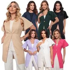 Jaleco Feminino Gisele Oxford Várias Cores Gardenia Jalecos
