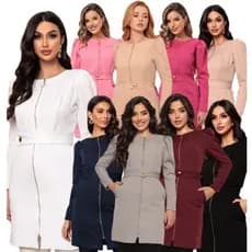 Jaleco Feminino forro Cetim Gabardine elastano Charm Princesa Várias Cores Gardenia Jalecos