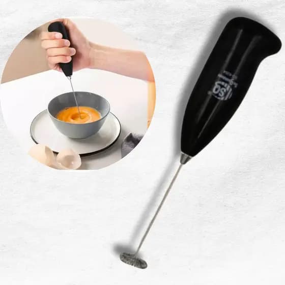Misturador Mixer De Bebidas Batedor Elétrico Leite Café Shake Chocolate Quente Mixer Pilha