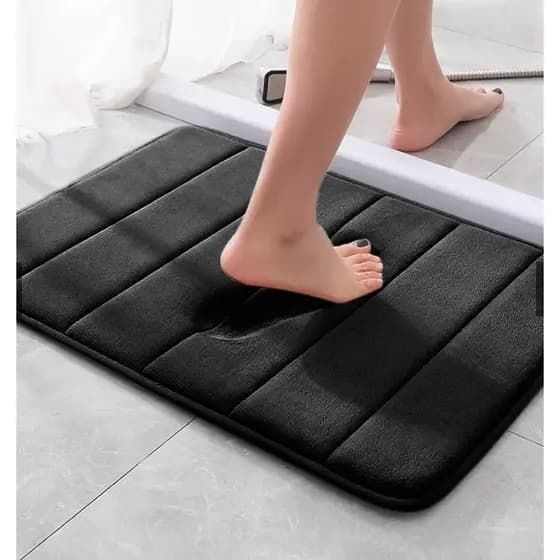 PROMOÇÃO Tapete De Banheiro Antiderrapante Super Soft Macio Luxo 60cmx40cm Envio Imediato