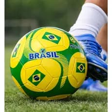 Bola De Futebol Do Brasil Seleção Brasileira Copa Do Mundo Verde E Amarela Tamanho 5 Treino Infantil