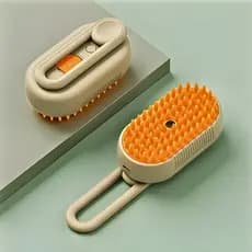 Escova A Vapor Para Gatos e Cães 3 Em 1 Escovas Elétricas De Pelos Pentes De Massagem