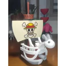Decoração/Suporte de Controle Playstation/Xbox Going Merry PLA Navio dos chapeu de palha Luffy - One Piece