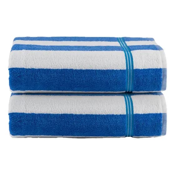 Kit 2 Toalhas De Praia Ipanema Alta Conforto Alta Absorção