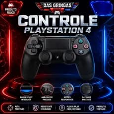 Controle Ps4 Preto