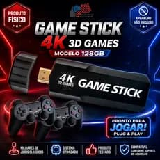 Novo Game Stick GD10 3D 64GB /128GB ATUALIZADO E TUNADO - DASGRINGAS SHOP