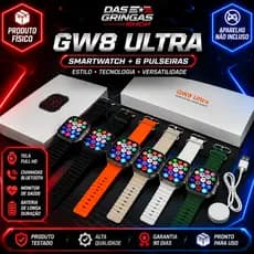 Relógio Inteligente GW8 Ultra  Melhor Custo Beneficio Com Ótima Qualidade De Acabamento.