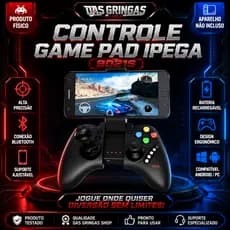 Controle Joystick Games Ipega PG-9021S Para Celular Bluetooth