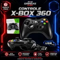 Controle Xbox 360 Com Fio
