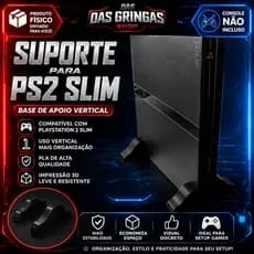 Suporte Para Ps2 Slim Preto