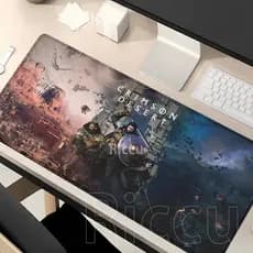 Jogo Quente Mousepad Carmesim Deserto Computador Escritórios Teclado Gaming Mouse Pad Anime Borracha Antiderrapante 400x
