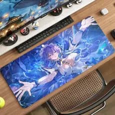 Wuthering Waves Cantarella Mouse Pad Grande Tapete Impermeável Antiderrapante Borda Costurada Teclado Para Jogos Diários