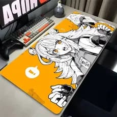 Quente Mouse Pad Anime Acessórios De Jogos Varmilo Teclado Gamer PC Computador Tapete De Mesa Zenless Zona Zero Ju Fufu