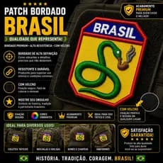 Patch Bordado FEB 7,0 x 8,5