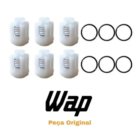Kit Válvula Sucção Pressão Wap 4100 Modelo Novo Va90-40-41 Reposição