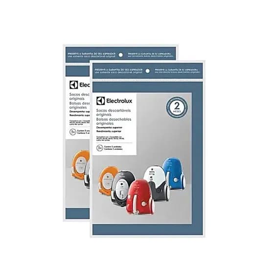 6 Sacos Descartáveis P/aspirador Neo10 Original Electrolux