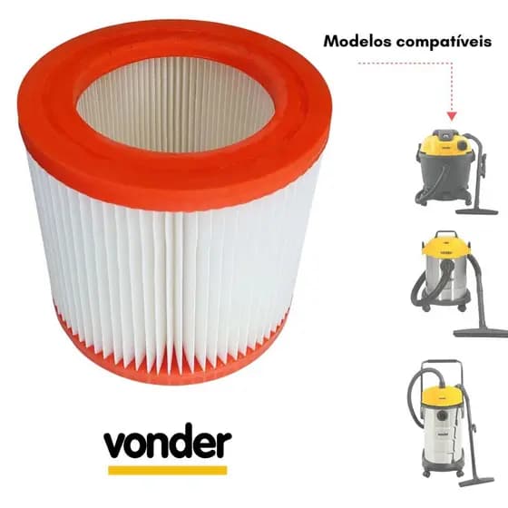 Filtro Ar Hepa Aspirador Apv 1000 Apv 1235 Apv 1240 Vonder Reposição