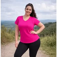 Blusa Feminina Nylon Dry HMR Academia/Fitness