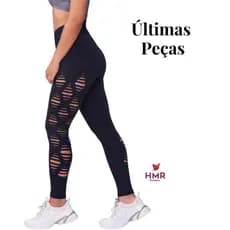 Legging Feminina HMR Corte Laser Suplex Academia / Fitness