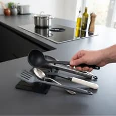 Descanso de Utensílios Cozinha Suporte Colher Espátula Concha - Plástico de Alta Resistência