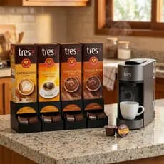 Suporte Dispenser de Cápsulas Café Três Corações Automático - Porta Cápsulas Compacto Resistente