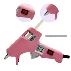 Pistola Cola Quente Pequena Rosa 10w Gatte Chave*