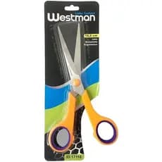 Tesoura Costura Westman (16,5cm) - Ergonômica Laranja.