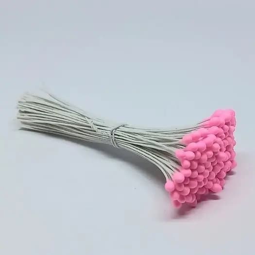 Pistilo Cerejinha Rosa com 50 unidades.