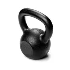 Kettlebell Pintado 8 Kg Musculação Crossfit - Cor Preto