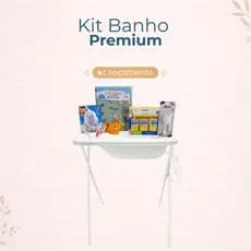 Kit Banho Bebê Completo Premium Banheira com Suporte Granado Shampoo Sabonete Toalha Presente