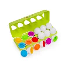 Brinquedo Ovos Didáticos Formas e Cores Infantil Polibrinq