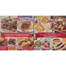 Kit 2 Livros: Coleção Toda Cozinha: Carnes Vermelhas e Os Melhores Acompanhamentos para Churrasco
