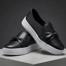 Tênis feminino casual iate Slip on confortável Nó IA 41
