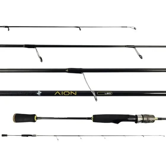 Vara Para Molinete Pesca Media Albatroz Aion Solid Carbon S-168 7-14 LBS
