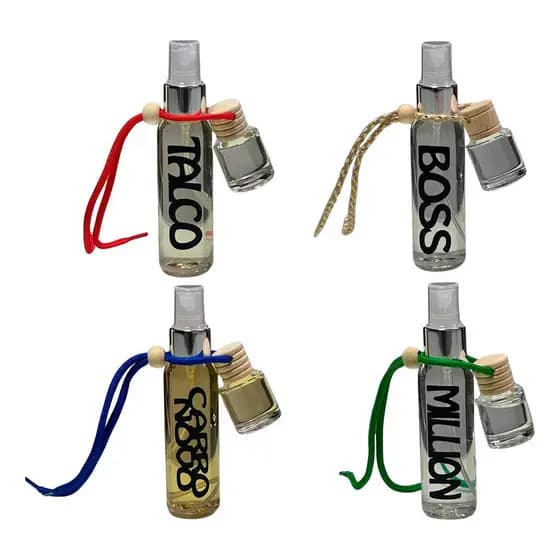 Kit Aromatizador Cheirinho Perfume Carro Spray - Premium