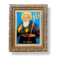 Quadro De São Bento Decorativo Parede 43x38cm