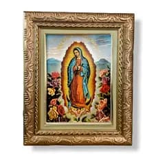 Quadro Nossa Senhora Da Guadalupe Grande Resinado 57x47