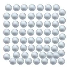 Bola Isopor Maciça 2,5cm (25mm) Pacote 100 Unidades Maciça Decoracao Artesanato Enfeites