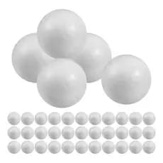 Bola De Isopor 5 Cm - 50 Unidades 50 Mm Maciça Dura Bolinha Artesanato