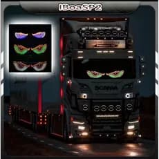 kit olhos de anjo com cabo 12 v
