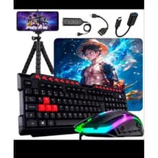 kit game para celular com cabos mouse, teclado,tripé.