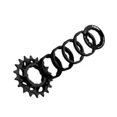 Kit Conversão Single Wheeling Cassete 18d Tanke Freeride Pro Preto