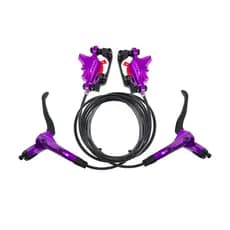 Freio A Disco Bicicleta Hidráulico Gta C/rotor Mtb Roxo