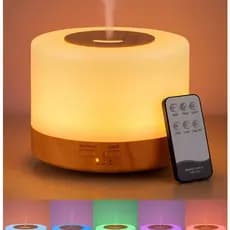Difusor de Aromaterapia Portátil | Óleos Essenciais | Luminária LED | Relaxamento e Bem-Estar